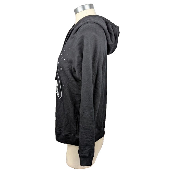 Star Wars Juniors' Darth Vader Graphic Sweatshirt Black Size M Hoodie Disney - Picture 2 of 4